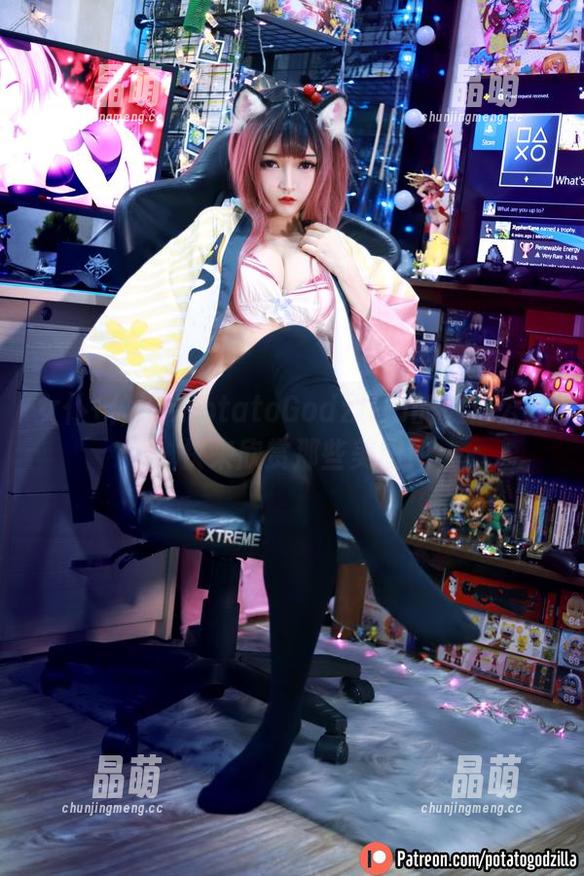 PotatoGodzilla 女仆+休闲=PotatoGodzilla的魔法公式,快来欣赏那些美图!