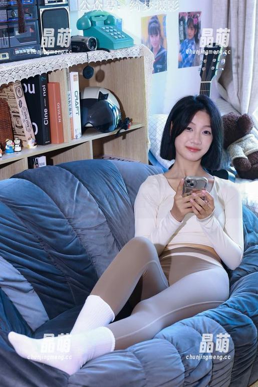 绮梦摄影 - 探索蔡蔡的网袜世界——作品集原图，仿佛置身梦境！