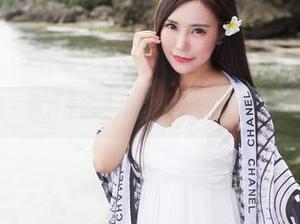 美媛馆 - 照片里的可儿：清纯得像一朵刚盛开的花